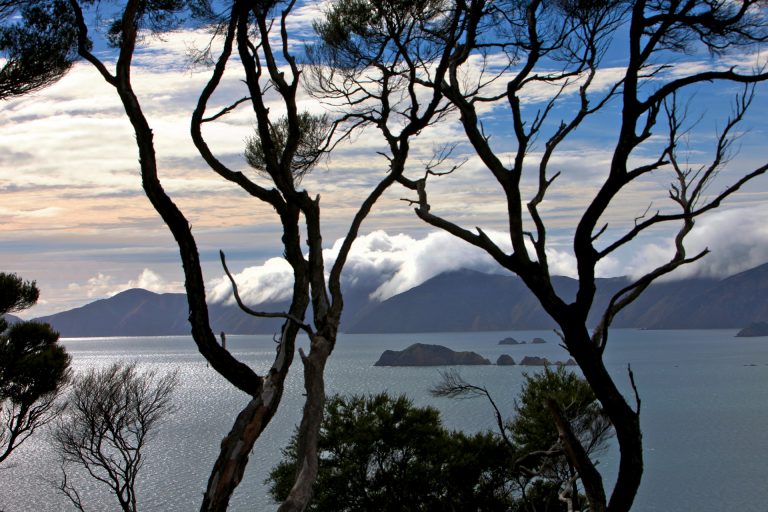 long white clouds Aotearoa New Zealand landscape travel photo tom ang